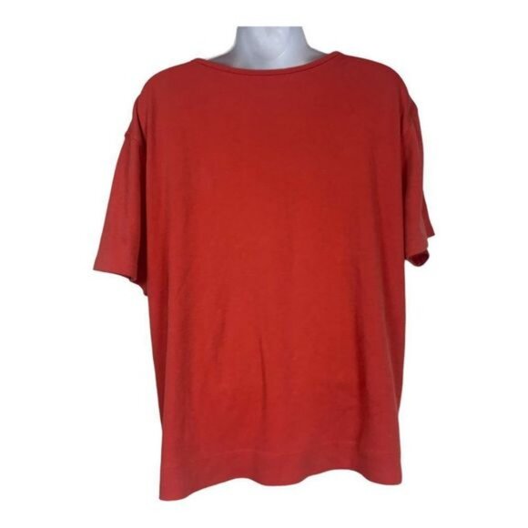 Mountain Lake Womens  Size Large Red T-Shirt 60% Cotton 40% Polyester - Picture 4 of 6